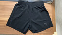 安踏速干|运动短裤女士夏季款冰丝凉感透气健身跑步训练瑜伽五分裤子 【速干-斜插口袋】黑色7505-1 2XL 实拍图