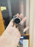 爱琴鸟瑞士认证手表男士石英表 情侣一对表防水商务名表 送情人节礼物 银壳黑面-男款 实拍图