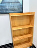 林之语实木书架落地置物架多层家用小型书柜收纳储物柜子客厅靠墙窄书柜 【全实木】松木四层60x24 实拍图