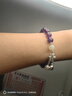 老凤祥紫水晶手链女士莲花和田玉手串圣诞节生日礼物送女友老婆纪念日 九紫离火莲花手串-品牌礼盒 实拍图