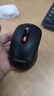 联想（Lenovo） 无线蓝牙双模鼠标 便携办公鼠标 人体工程学设计 适用台式机一体机笔记本平板 Howard黑色 实拍图