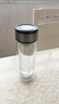 【⭐京东物流配送】高硼硅双层玻璃杯大容量泡茶杯水杯子茶水分离 【双层加厚】茶杯 350ml 1只 实拍图
