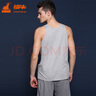 铜牛内衣背心男时尚透气居家汗布男背心白色基础打底NB002 10花灰 XL (175/100) 实拍图