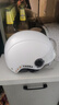 雅迪电动车新国标3C头盔 电瓶车头盔摩托车自行车头盔四季男女通用 3C新国标头盔 白色（赠送透明短镜片） 实拍图