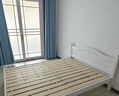 乌林府实木床1.5米现代简约欧式双人床主卧1.8家用经济出租房木床单人床 白色床+床垫-高端款 【强推】1500mm*2000mm 实拍图
