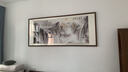 佳得雅新中式客厅装饰画沙发背景墙壁画字画山水画靠山图办公室风景挂画 富春山居图A15 95*251cm宣纸锦绫+有机玻璃+胡桃色实木框（大气款） 实拍图
