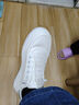 啄木鸟板鞋男士夏季男鞋2024新款透气真皮运动休闲皮鞋透气小白鞋子男 白色 【品牌】 41 真软皮 实拍图