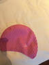 速比涛（Speedo）硅胶泳帽长发泡泡帽防水护耳游泳帽 粉色 实拍图