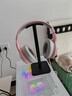 漫步者（EDIFIER）HECATE G30II头戴式耳机电竞电脑游戏耳麦笔记本吃鸡音乐有线USB7.1声道网课高音质抗噪带麦克风 樱花粉+耳机支架 实拍图