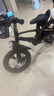 永久儿童自行车3-6岁7-10男孩女孩宝宝小孩童车女童男生女生脚踏单车 磨砂黑【镁合金车架】升级版 14寸 适合身高95-105cm 实拍图