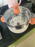 爱仕达（ASD）汤锅陶瓷不粘蒸煮一体锅0氟小奶锅22CM辅食锅T11-Z 实拍图