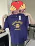 GAP男女装夏季款小熊印花logo短袖T恤宽松休闲上衣727654 海军蓝 S (165/88A) 亚洲尺码 【偏大，建议拍小一码】 实拍图