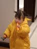 G.duck小黄鸭童装儿童羽绒服男童中长款加厚男孩外套冬季宝宝小恶魔衣服 黄色 90 建议1~2岁【 80-90cm】 实拍图