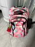 ERGOFREE德国Ergofree学生拉杆书包中学生大容量初高中生男女可爬楼箱包 粉色三角/55L+大容量款 实拍图