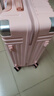 欧遥行李箱次日达小型可登机拉杆旅行箱结实耐用学生大容量拉链密码箱 粉色【升级加厚】轻音万向轮 24英寸 （便携挂钩+USB+水杯架） 实拍图