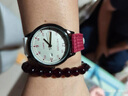 小米部依青少年学生手表男女初高中生考试专用复古工装帆布表带指针腕表  【日历款】 红白带 实拍图