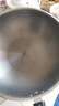 【抄低价高品质】不粘锅炒锅食品级不锈钢蜂窝炒锅电磁炉煤气灶用 单层钢单面屏【无盖】 34cm 实拍图