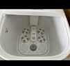 美的（Midea）泡脚桶按摩足浴盆加热自动按摩洗脚盆泡脚盆理疗恒温高深桶中秋礼物生日送男女友ZL305极地白 实拍图