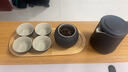几物森林 茶具套装旅行茶具茶叶罐户外便携快客杯陶瓷茶杯礼盒装 7件套 实拍图