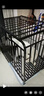 憨憨宠 狗笼 狗笼子中大型犬小型犬带厕所加粗加固金毛拉布拉多方管笼子 升级六面全方管110*75*90cm 90斤内适用 实拍图