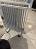 美的（Midea）电油汀电暖气片电热取暖器家用油酊电暖器烤火炉加热器电油丁节能省电全屋速热 【全屋速热】珍珠白HYX22N 送365天只换不修 实拍图