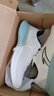 安踏氢跑GZ|男鞋运动鞋跑步鞋男士秋冬季皮面防泼水新款超轻跑鞋 【主推-网面】白/雾灰蓝5501-6 43 (男9.5) 实拍图