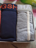 浪莎男士内裤男纯棉抑菌裆平角裤透气运动阿罗裤潮流男式四角裤头 时尚烫标 4条 XXL 实拍图