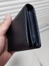 EHREMANN真皮大容量名片夹男士女士商务卡包 多卡位加厚卡片夹 名片盒礼品 黑色 实拍图