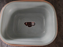 加厚长方形塑料洗脸盆家用大号洗衣洗菜盆婴儿洗澡盆学生宿舍脸盆 【中号+大号】粉色 实拍图