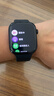 Apple/苹果 Watch Series 10 智能手表GPS+蜂窝款46毫米亮黑色铝金属表壳黑色运动型表带M/L MWYK3CH/B 实拍图
