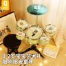 俏娃宝贝（QIAO WA BAO BEI）圣诞节礼物架子鼓儿童玩具乐器生日1-2周岁礼物婴幼儿宝宝生日 实拍图