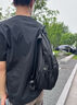 361°可折叠旅行包女超轻双肩包男户外登山包背包大容量防水皮肤包 黑色【轻便可折叠】 实拍图