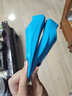 英发（YINGFA）游泳脚蹼 专业训练舒适自由泳浮潜提速助划软橡胶蛙鞋 彩蓝XXS码 实拍图