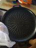 麦饭石烤肉盘不粘锅家用烧烤韩式烤盘不沾锅铁板烧卡式炉露营户外 太阳烤盘28cm 实拍图
