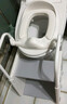 世纪宝贝（babyhood）儿童马桶辅助器 加大加宽宝宝坐便圈阶梯架座便器软垫款132奶咖色 实拍图