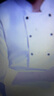 耐典厨师工作服男女长袖酒店餐饮后厨食堂烘焙秋款厨师服单上衣 2XL 实拍图