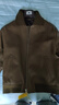 凯撒（KAISER）进口头层山羊皮皮衣男真皮皮夹克外套修身飞行员时尚机车潮流秋冬 卡其色 48/L 晒单实拍图