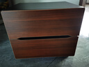 御乐欣实木床头柜卧室2025新款简约床边柜家用小型储物床头收纳柜子 【豪华底座】双抽胡桃色+黑50cm 【实木生态板】 实拍图