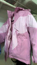 【御寒系列】太平鸟童装女童羽绒服冬装蝴蝶结三防滑雪服外套 实拍图