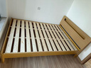 图柔【顺丰闪发】床实木床现代简约双人床主卧大床单人床出租床 单床+5CM床垫 1.5*2米 框架结构 实拍图