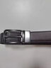 七匹狼（SEPTWOLVES）男士皮带真皮针扣腰带正品高档品牌纯牛皮潮2025新款男式爸爸裤带 潮流款啡色lihe7A827000700-13） 实拍图