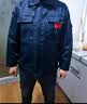 领灿 劳保工作服男装耐脏耐磨男士工服春秋工装套装工服长袖上衣定制 丝A单反藏蓝 2XL /180【155-170斤】 套装 实拍图