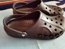 crocs卡骆驰洞洞鞋贝雅男鞋女鞋轻便耐磨一脚蹬拖鞋休闲鞋|10126 黑色-001 45 (290mm) 实拍图
