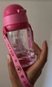 迪士尼（Disney）儿童水杯男孩直饮夏季杯小学生带吸管幼儿园女童俩盖水壶 草莓熊吸管杯直饮杯2盖夏款520ml 实拍图
