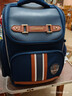 剑桥树书包小学生男孩1-4年级儿童减负护脊大容量双肩包 学院风藏青黄 实拍图