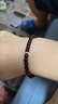 秦庭澜境 QINTINLANJIN印度小叶紫檀手链女高油高密带金星老料顺纹单圈佛珠檀香木手串 999金珠款-适合手围周长14-15cm 实拍图