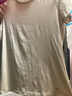 蕉下（beneunder）t恤女短袖打底衫棉便立得吸汗基础百搭平价GP930橡灰米S 实拍图