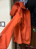 美津浓硬壳单层冲锋衣三合一户外防风防水登山服徒步爬山男女外套春秋款 【单冲锋衣】橘红(腋下双拉链) M 实拍图