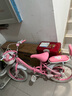 永久儿童自行车3-8岁小孩脚踏单车宝宝中大童女孩公主款童车 升级-白胎折叠】小猫粉+护具礼包 16寸 实拍图