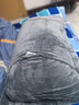 雅鹿冬季牛奶绒枕套家用枕头套48x74cm单人保暖刺绣枕套+枕芯一对装 H-冰川灰【加厚 不掉毛】 48x74cm枕套一只装 实拍图